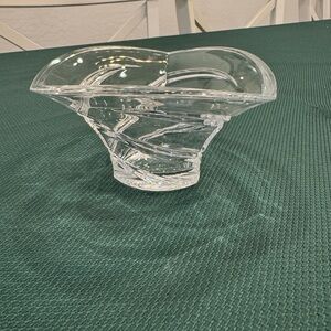 Marquis by Waterford Trillium Crystal Bowl | Elegant Swirl Cut | EUC